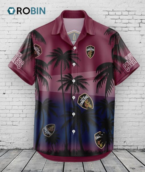 Cleveland Cavaliers Hawaiian Shirt Coconut Tree