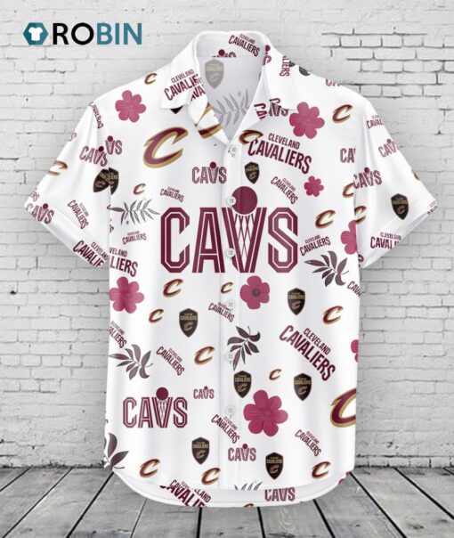 Cleveland Cavaliers Hawaiian Shirt Tropical Beach