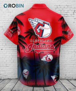 Cleveland Guardians Hawaiian Shirt Coconut Tree