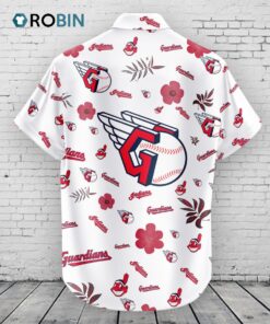 Cleveland Guardians Hawaiian Shirt Tropical Beach