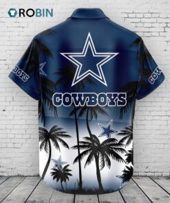 Dallas Cowboys Hawaiian Shirt Coconut Tree