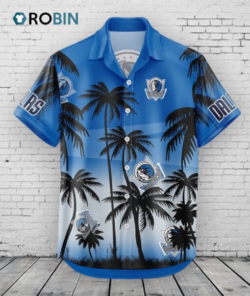 Dallas Mavericks Hawaiian Shirt Coconut Tree