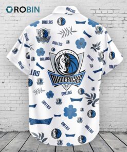 Dallas Mavericks Hawaiian Shirt Tropical Beach