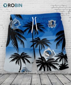 Dallas Mavericks Hawaiian Shorts Coconut Tree