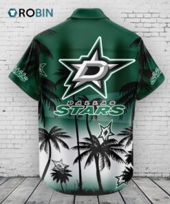 Dallas Stars Hawaiian Shirt Coconut Tree