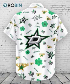 Dallas Stars Hawaiian Shirt Tropical Beach
