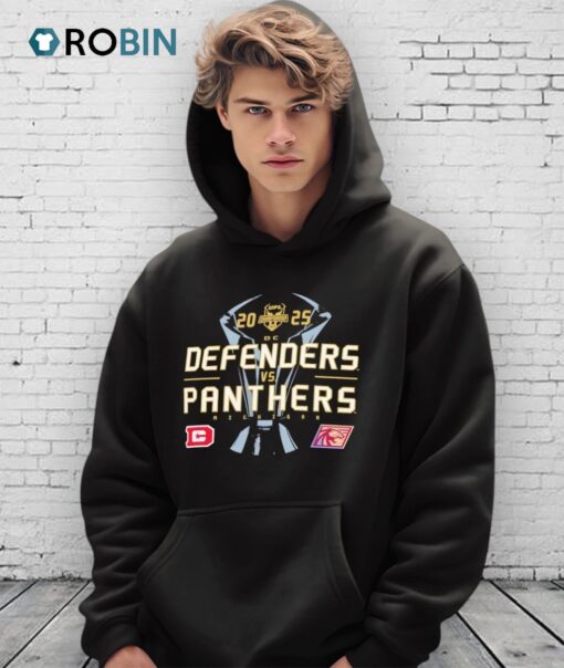 Defenders Vs Panthers Ufl Championship 2025 Matchup Shirt