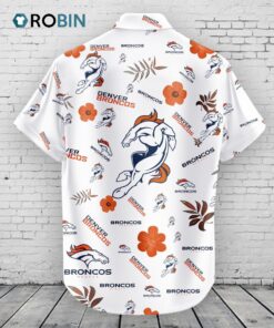 Denver Broncos Hawaiian Shirt Tropical Beach
