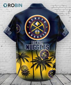 Denver Nuggets Hawaiian Shirt Coconut Tree