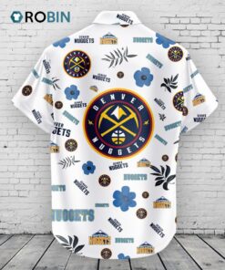 Denver Nuggets Hawaiian Shirt Tropical Beach