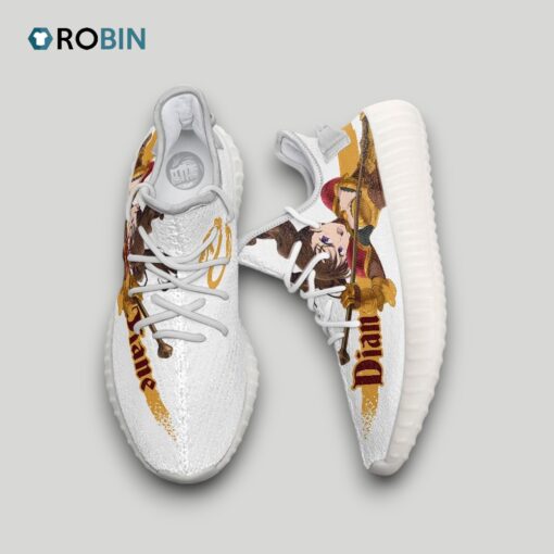 Diane Shoes Custom The Seven Deadly Sins Anime YZ Boost Sneakers