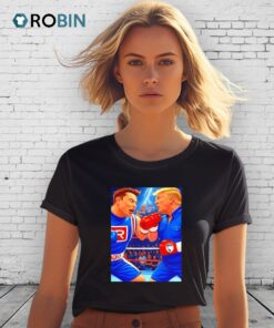 Donald Trump Vs Elon Musk 2025 War Cartoon Shirt Donald Trump Vs Elon Musk 2025 War Cartoon Shirt