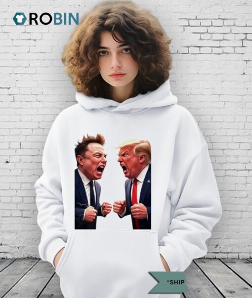 Donald Trump Vs Elon Political Rivalry Comedy Shirt