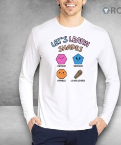 Doublecrossco Let’s Learn Shapes Dad Shirt