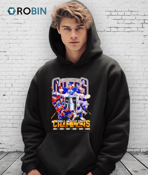 Edmonton Oilers Hockey 2025 Stanley Cup Finals Champions Shirt