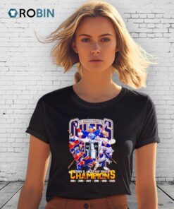Edmonton Oilers Hockey 2025 Stanley Cup Finals Champions Shirt