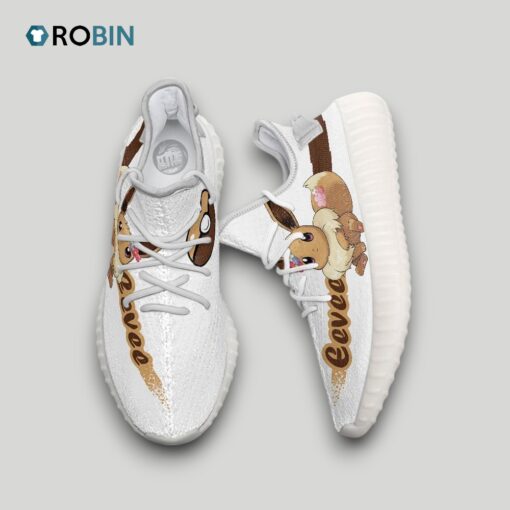 Eevee Shoes Custom Pokemon Anime YZ Boost Sneakers