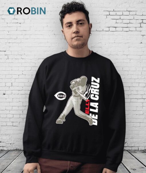 Elly De La Cruz Swing Cincinnati Reds Player Graphic Shirt