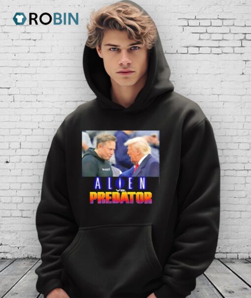 Elon Musk Vs Donald Trump Alien Vs Predator Shirt
