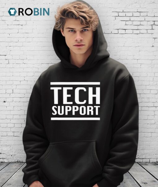 Elon Musk Wearing Tech Support Shirt