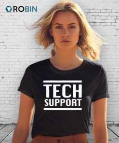 Elon Musk Wearing Tech Support Shirt