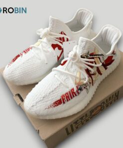 Erza Scarlet Shoes Custom Fairy Tail Anime YZ Boost Sneakers