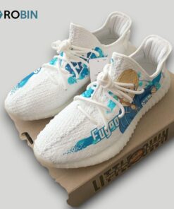 Eugeo Shoes Custom Sword Art Online Anime YZ Boost Sneakers