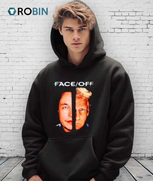 Face Off Elon Musk Vs Donald Trump Shirt