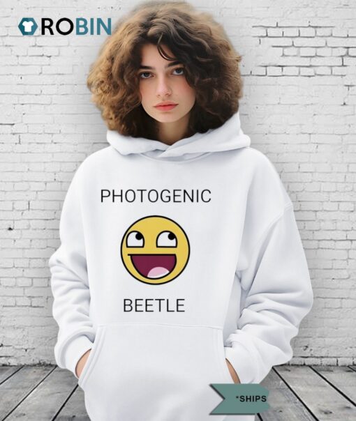 Face Smiley Photogenic Beetle Emoij Shirt