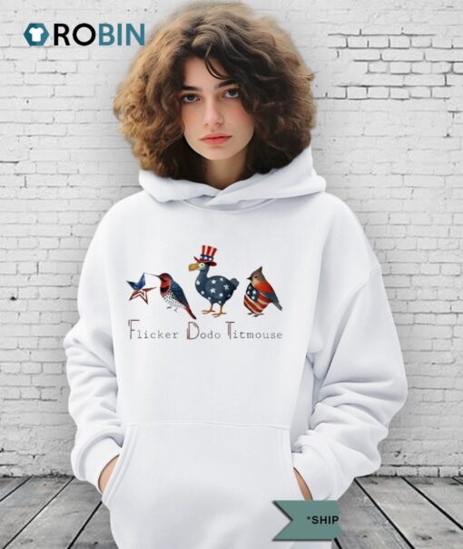 Fdt Flicker Dodo Titmouse Independence Day 2025 Shirt