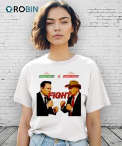 Fight Cowboy Trump Vs Alien Elon Musk 2025 Shirt