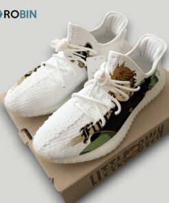 Finral Roulacase Shoes Custom Black Clover Anime YZ Boost Sneakers Finral Roulacase Shoes Custom Black Clover Anime YZ Boost Sneakers