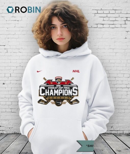 Florida Panthers Nike Back To Back 2025 Stanley Cup Champions Shirt