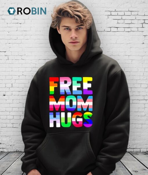 Free Mom Hugs Pride Month 2025 Shirt