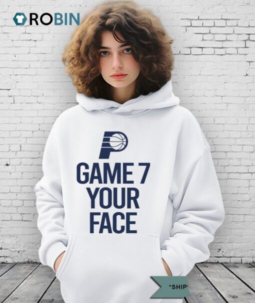 Game 7 Your Face Indiana Pacers Logo Shirt