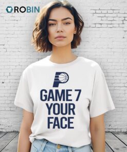 Game 7 Your Face Indiana Pacers Logo Shirt