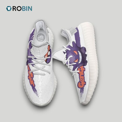 Gengar Shoes Custom Pokemon Anime YZ Boost Sneakers