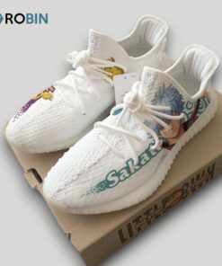 Gintoki x Takasugi Shoes Custom Gintama Anime YZ Boost Sneakers