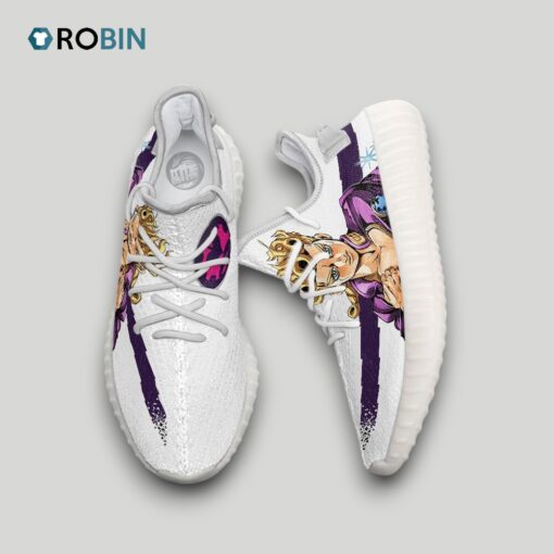 Giorno Shoes Custom JoJo’s Bizarre Adventure Anime YZ Boost Sneakers