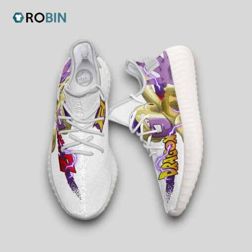 Golden Frieza Shoes Custom Dragon Ball Anime YZ Boost Sneakers