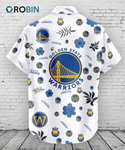 Golden State Warriors Hawaiian Shirt Tropical Beach