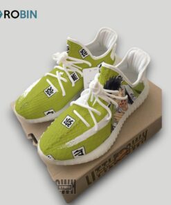 Gyomei Himejima Shoes Custom KNY Anime YZ Boost Sneakers