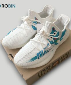 Happy Shoes Custom Fairy Tail Anime YZ Boost Sneakers