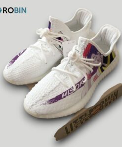 Hisoka Morow Shoes Custom Hunter x Hunter Anime YZ Boost Sneakers Hisoka Morow Shoes Custom Hunter x Hunter Anime YZ Boost Sneakers