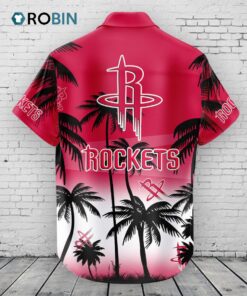 Houston Rockets Hawaiian Shirt Coconut Tree