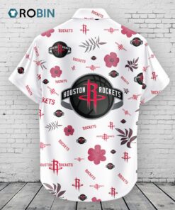 Houston Rockets Hawaiian Shirt Tropical Beach