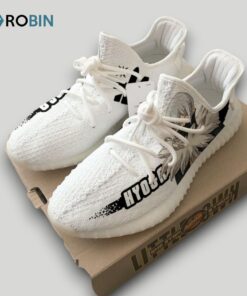 Hyoga Shoes Custom Dr Stone Anime YZ Boost Sneakers