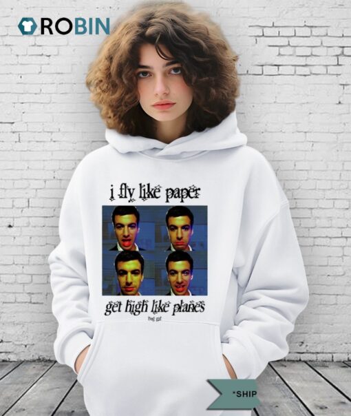 I Fly Like Paper Get High Like Planes Shirt