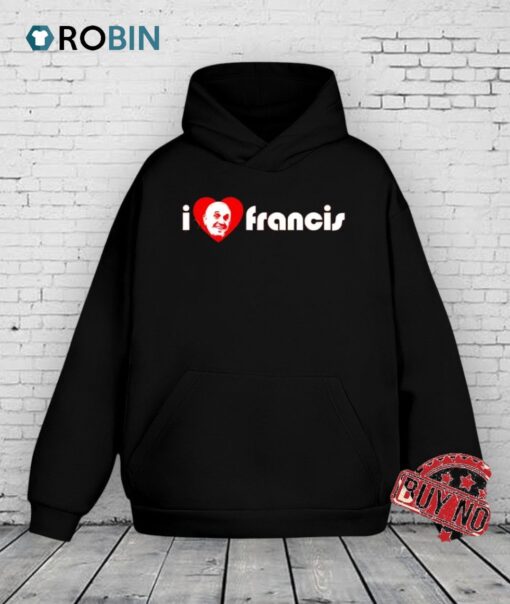 I Love Pope Francis 2025 Portrait Shirt