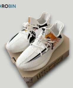 Ichigo Kurosaki Shoes Custom Bleach Anime YZ Boost Sneakers